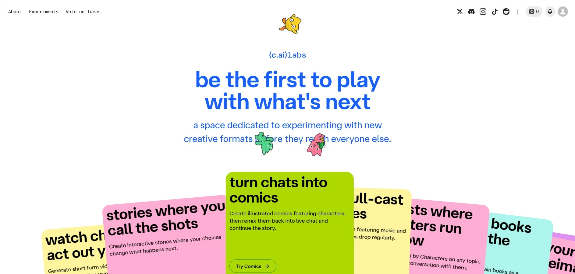 Recensione Character AI — Labs generazione visiva e audio