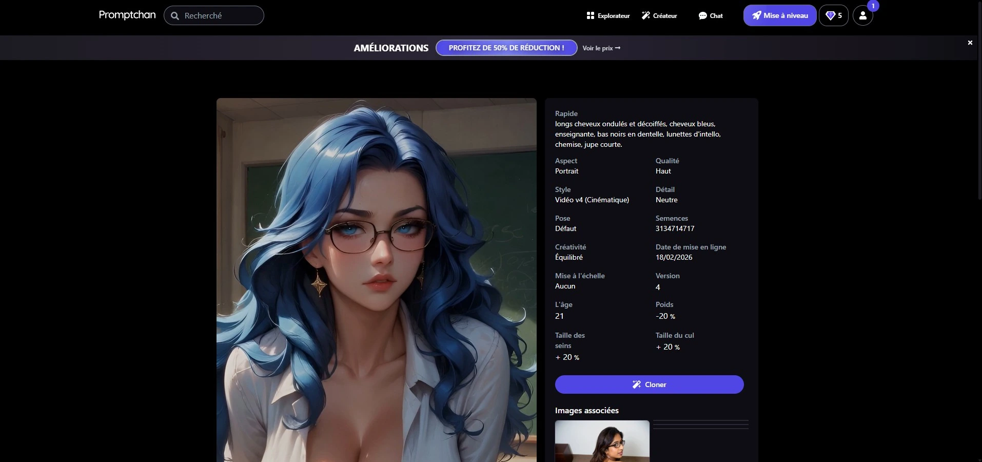 Recensione Promptchan — Explore anime con prompt visibili
